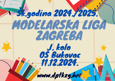 Modelarska liga Zagreba 24/25 I.kolo